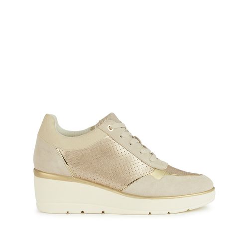 Sneakers Traspiranti Con Zeppa Ilde Donna Taglie 40 - geox - Modalova