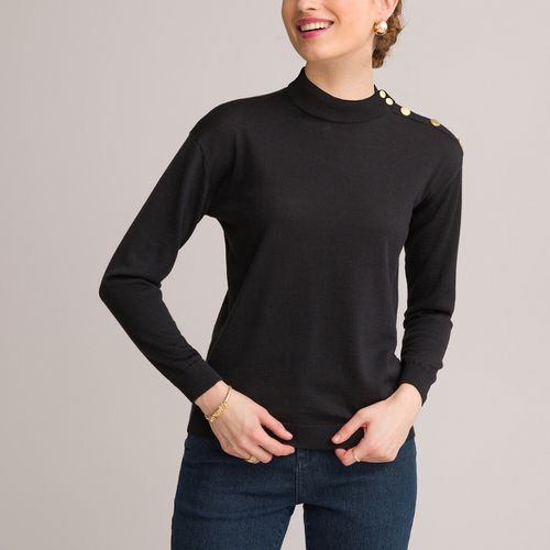 Pull A Collo Alto, Maglia Fine, Misto Lana Donna Taglie 34/36 (FR) - 38/40 (IT) - anne weyburn - Modalova