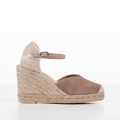 Espadrillas scamosciate con zeppa Gelsa - GEOX - Modalova