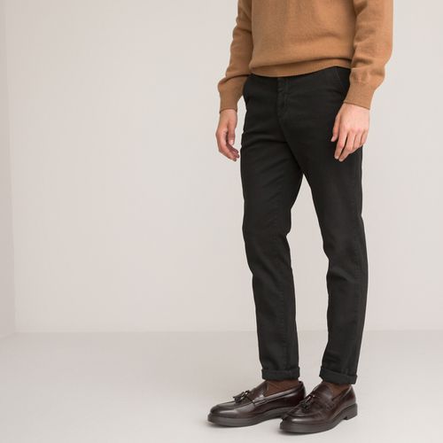 Pantaloni chino, taglio slim in cotone bio - LA REDOUTE COLLECTIONS - Modalova