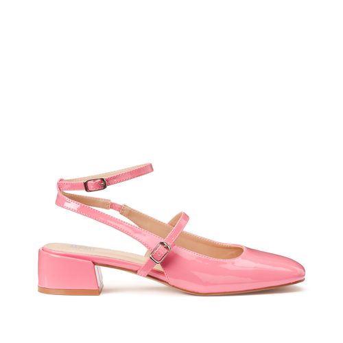 Ballerine sling back vernice, piccolo tacco - LA REDOUTE COLLECTIONS - Modalova