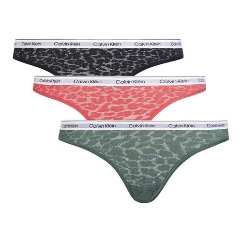 Confezione Da 3 Slip Modern Logo Lace Donna Taglie XS - calvin klein underwear - Modalova