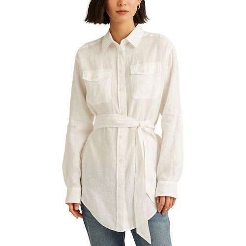 Camicia lunga cintura maniche lunghe CHADWICK - LAUREN RALPH LAUREN - Modalova