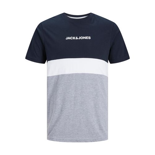 T-shirt Girocollo Color Block Jjereid Uomo Taglie S - jack & jones - Modalova