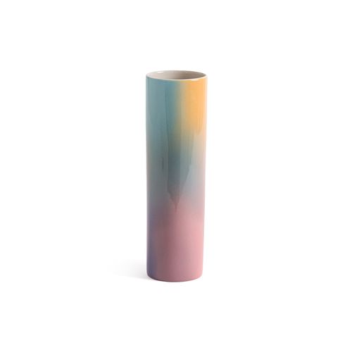 Vaso In Ceramica Effetto Tie And Dye H28,5 Cm, Nateo - la redoute interieurs - Modalova