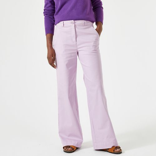 Pantaloni Chino Larghi Donna Taglie 42 - anne weyburn - Modalova