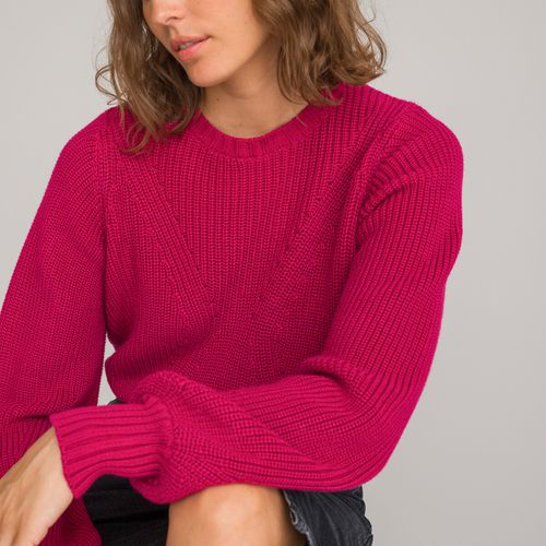 Maglione Girocollo In Maglia Grossa Donna Taglie S - la redoute collections - Modalova