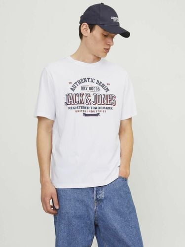 T-shirt girocollo motivo fantasia - JACK & JONES - Modalova