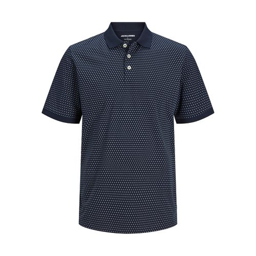 Polo Con Motivi Blu Uomo Taglie M - jack & jones - Modalova