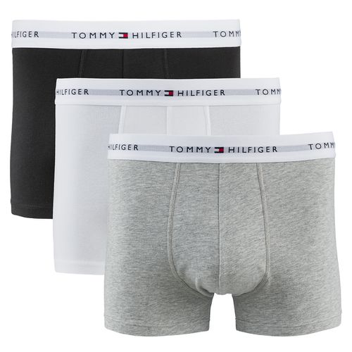 Confezione Da 3 Boxer Tinta Unita Uomo Taglie S - tommy hilfiger - Modalova