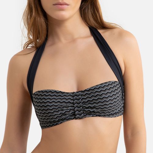 Reggiseno per bikini a fascia fantasia grafica - LA REDOUTE COLLECTIONS - Modalova