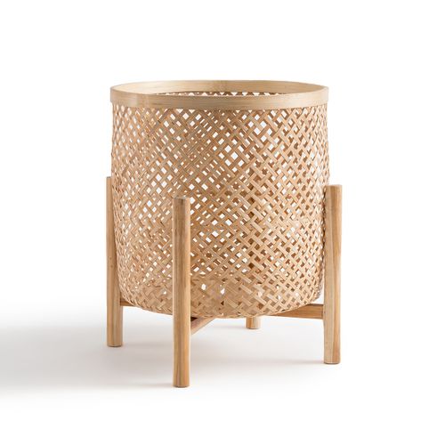 Vaso Su Base In Bambù Ø40 Cm, Bambu - la redoute interieurs - Modalova