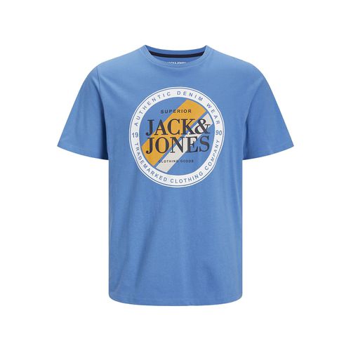 T-shirt girocollo con logo - JACK & JONES - Modalova