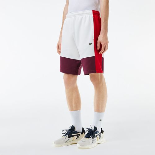 LACOSTE Shorts Coloblock In Felpa - lacoste - Modalova