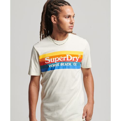 T-shirt maniche corte stampata, girocollo - SUPERDRY - Modalova