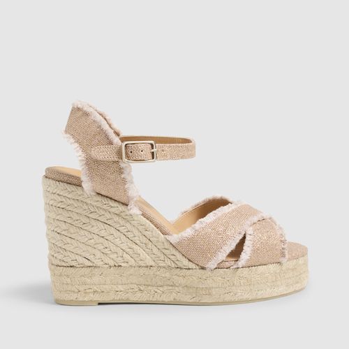 Espadrillas Con Zeppa In Tela Bromelia Donna Taglie 39 - castaner - Modalova