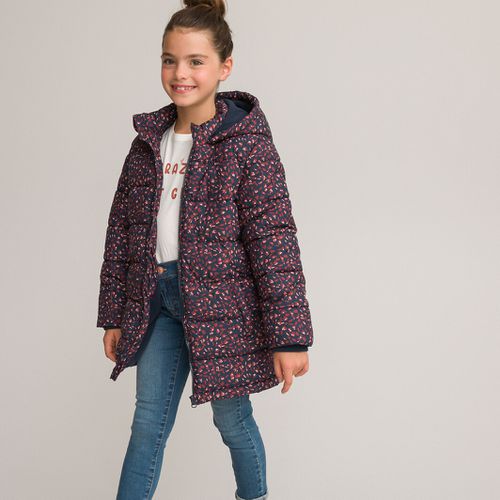 Piumino Caldo Con Cappuccio, Stampa Fiori Bambina Taglie 4 anni - 102 cm - la redoute collections - Modalova