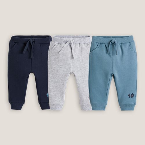 Confezione Da 3 Jogpants In Felpa Taglie 1 mese - 54 cm - la redoute collections - Modalova