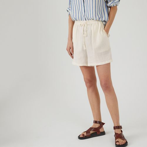 Shorts in garza di cotone - LA REDOUTE COLLECTIONS - Modalova