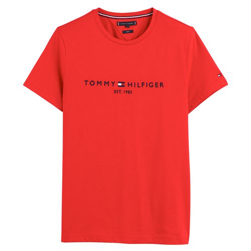 T-shirt maniche corte girocollo logo ricamato - TOMMY HILFIGER - Modalova
