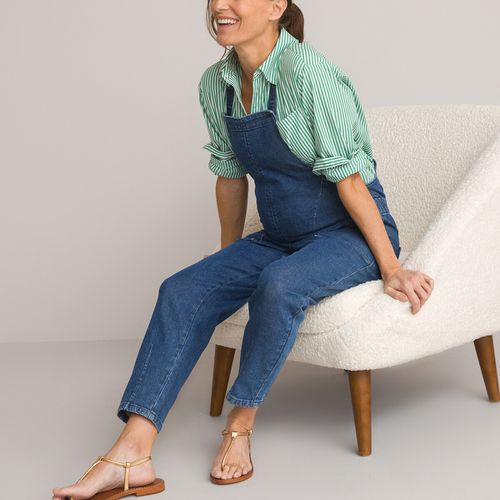 Salopette premaman, in denim - LA REDOUTE COLLECTIONS - Modalova