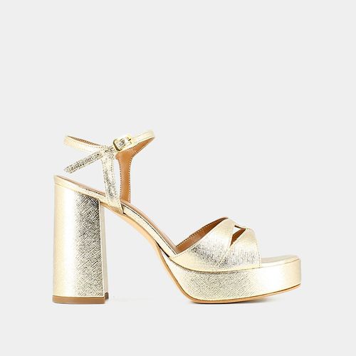 Sandali In Pelle Justine, Platform Donna Taglie 37 - jonak - Modalova