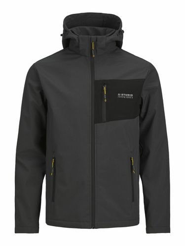 Giubbotto con cappuccio in softshell - JACK & JONES - Modalova