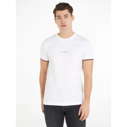 T-shirt girocollo tipped logo - TOMMY HILFIGER - Modalova