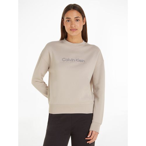 Felpa Girocollo Con Logo Donna Taglie XS - calvin klein - Modalova