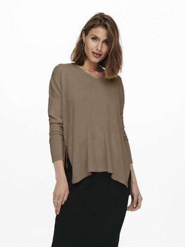 Pull Con Scollo A V Donna Taglie XS - only - Modalova