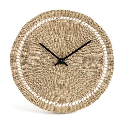 Orologio rotondo in vimini Ø40 cm, Jutlo - LA REDOUTE INTERIEURS - Modalova