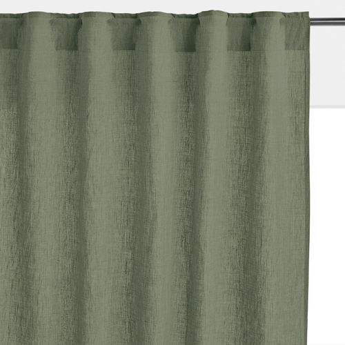 Tenda in lino lavato con patte nascoste, Onega - LA REDOUTE INTERIEURS - Modalova