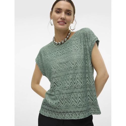 T-shirt in pizzo - VERO MODA - Modalova