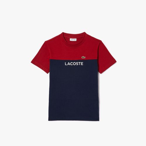 T-shirt colorblock a maniche corte - LACOSTE - Modalova
