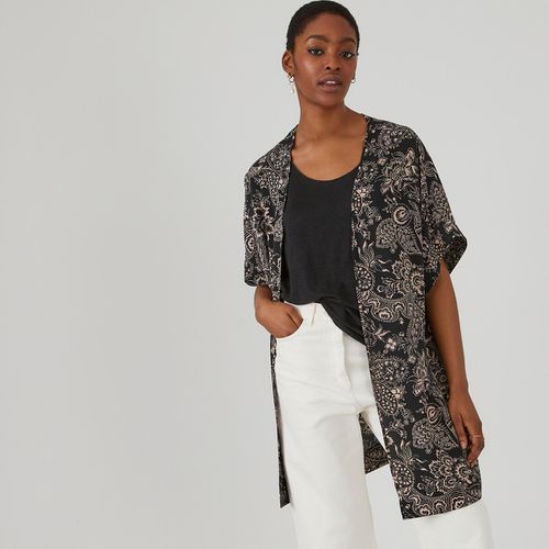 Kimono Oversize Stampato, Media Lunghezza Donna Taglie XS - la redoute collections - Modalova