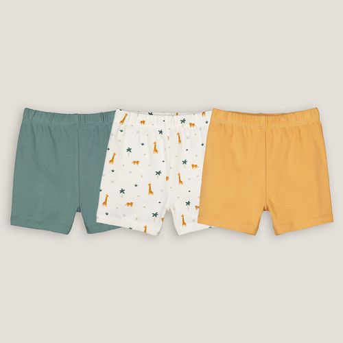 Confezione Da 3 Shorts In Cotone Taglie 3 mesi - 60 cm - la redoute collections - Modalova