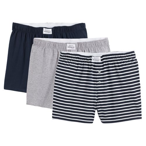 Confezione Da 3 Boxer In Jersey Uomo Taglie S - la redoute collections - Modalova