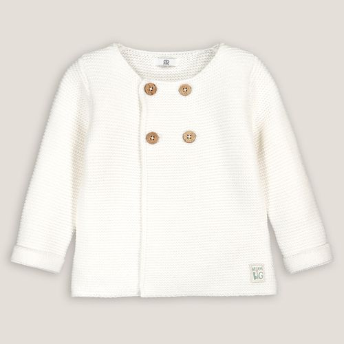 Cardigan in maglia di cotone bio 0-2 anni - LA REDOUTE COLLECTIONS - Modalova