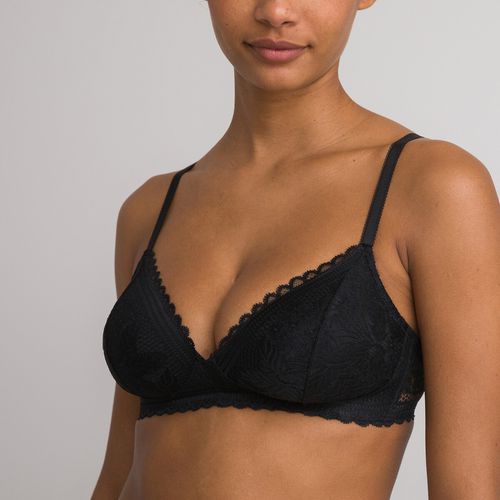 Reggiseno Imbottito In Pizzo Riciclato Donna Taglie 2 A - la redoute collections - Modalova