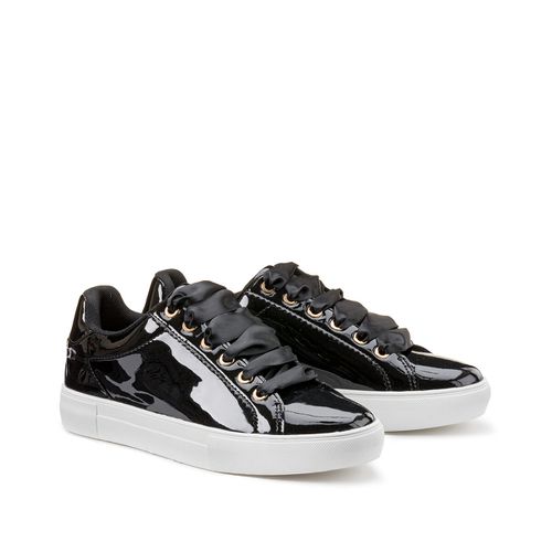 Sneakers In Vernice Con Lacci In Satin Donna Taglie 38 - la redoute collections plus - Modalova