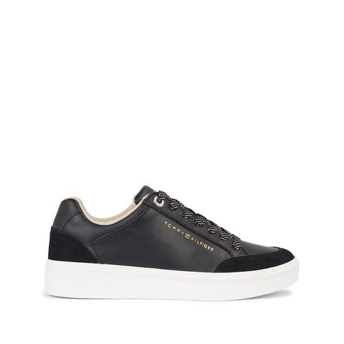 Sneakers basse in pelle - TOMMY HILFIGER - Modalova