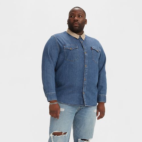 Camicia in denim dritta Western Big and Tall - LEVIS BIG & TALL - Modalova