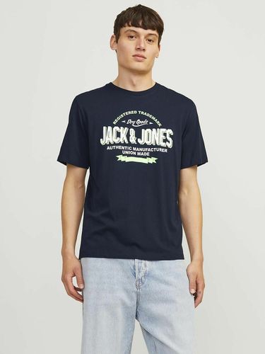 T-shirt girocollo motivo fantasia - JACK & JONES - Modalova