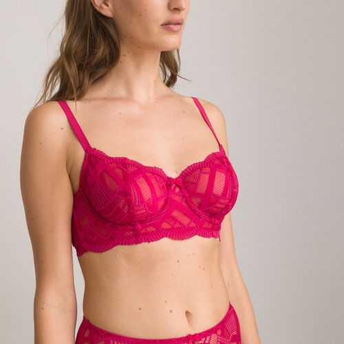 Reggiseno bustier in pizzo, Rosalba - LA REDOUTE COLLECTIONS - Modalova