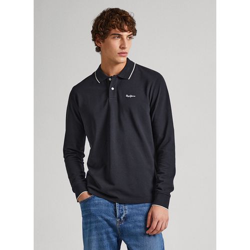 Polo maniche lunghe collo a contrasto - PEPE JEANS - Modalova