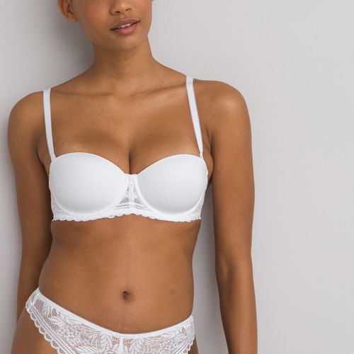 Reggiseno A Fascia In Pizzo Riciclato Donna Taglie 1 A - la redoute collections - Modalova