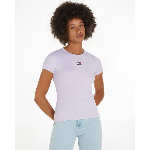 T-shirt Maniche Corte, Con Logo Donna Taglie S - tommy jeans - Modalova