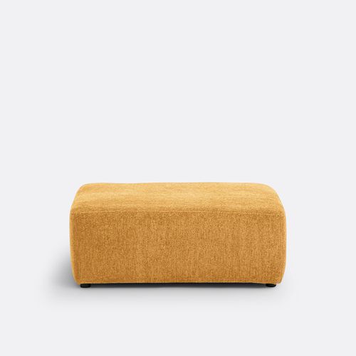 Pouf Poliestere Ciniglia Chiné, Monica - la redoute interieurs - Modalova