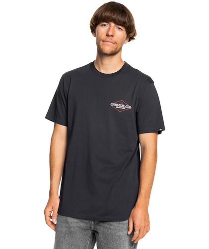 T-shirt maniche corte girocollo con piccolo logo - QUIKSILVER - Modalova