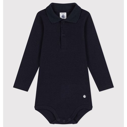 Body Maniche Lunghe Collo Polo Taglie 18 mesi - 81 cm - petit bateau - Modalova